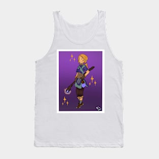 Mage Print Design Tank Top